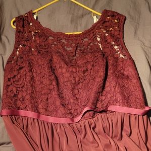 David's Bridal bridesmaid dress